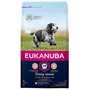 Eukanuba Senior hond droogvoer voor middelgroot ras kip 3kg
