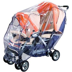 Sunnybaby 10096 Regenhoes met kijkvenster voor Tandem kinderwagen