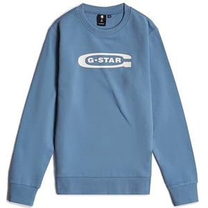 G-STAR Pull régulier pour garçon, Bleu (Deep Wave D25549-01-8803), 14 ans