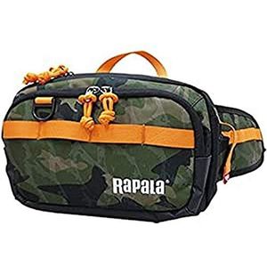 Rapala - Vistas Jungle Hip Pack - vistas in riemformaat - voor accessoires - hoofdvak met ritssluiting - zijvakken - heupriem - bevestigingspunten - 32 x 21 x 13 cm - groen / geel
