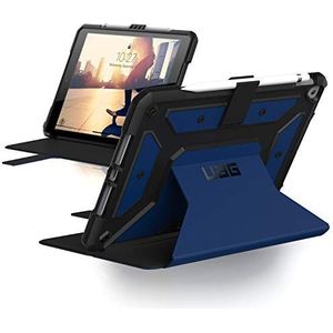 URBAN ARMOR GEAR Metropolis Custodia beschermhoes voor Apple iPad 10,2 inch (2020 e 2019) (funzione wake/slaap, ondersteuning voor Apple Pencil/Logitech potlood, compatibel met Smart Keyboard) blauw
