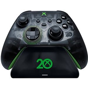 Razer Universele snellaadhouder voor Xbox Series X|S: veilig magnetisch opladen, past perfect bij de Xbox 20e verjaardag draadloze controller, stroomvoorziening via USB (controller verkocht