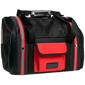 Karlie 31471 Smart Bag transporttas, zwart/rood