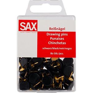 SAX Set van 80 punaises zwart