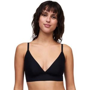 Chantelle Softstretch driehoekige beugelbeha voor dames, zwart.