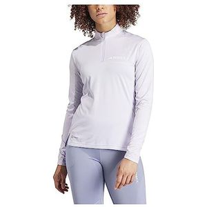 adidas W MT Half Zi LS T-shirt à manches longues pour femme