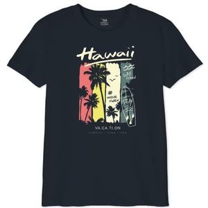 Republic Of California Borepczts044 T-shirt voor jongens (1 stuk), Marine.