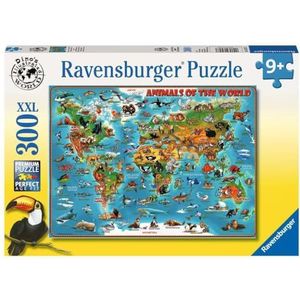 Puzzel Dieren Over De Wereld (300 Stukjes)