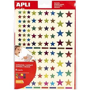 APLI Kids 18396 Bonsa-gum, meerkleurig, permanent metallic, 6 vellen