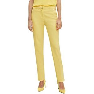 comma Pantalon pour femme, Jaune 1203, 34W / 34L