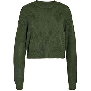 Noisy may Nmmaysa L/S O-hals Knit Noos damestrui, Khaki (stad)