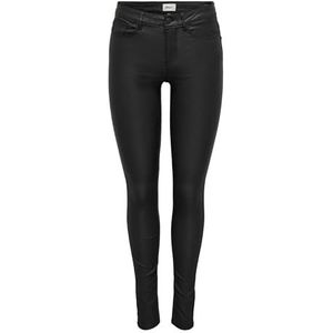 Only gecoate Onlanne K-jeans voor dames met halfhoge taille noos slank, Zwart