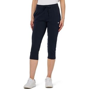 Champion Legacy Icons W-Cotton Lycra Slim Capri Pantalon de survêtement pour femme, Bleu marine, M