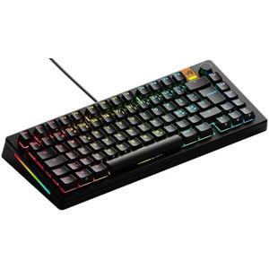 Glorious Gaming GMMK 3: responsief toetsenbord, Hall-effect, 8K pollingsnelheid, MX en magnetische schakelaars (hot swap), 75% toetsenbord, modulaire afdichtingen, PBT doubleshot doppen, Nordic QWERTY