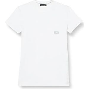 Emporio Armani Shirt À Col Rond Brillant pour Homme, Blanc., L