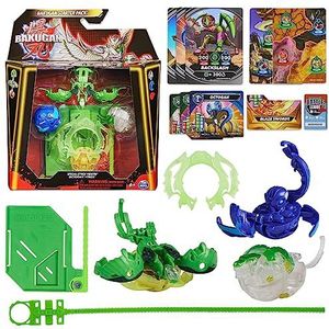 BAKUGAN 3.0 – Starter Pack New Generation – Nillious, Hammerhead en Dragonoid Special Attack, 1 gevechtsring, 1 launcherkaart en 9 kaarten – Bakugan-collectie – speelgoed voor kinderen vanaf 6 jaar