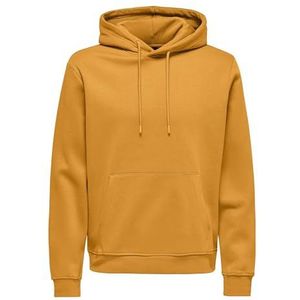 ONLY & SONS Sweat à capuche ONSCONNOR pour homme - Coupe droite XS - XXL, tournesol, XL