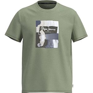 Pepe Jeans Oldwive T-shirt voor heren, Groen (koriander)