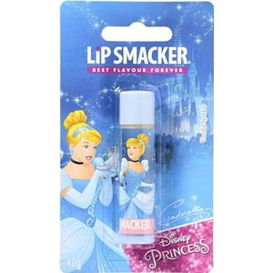Lip Smacker Disney Princess Collection, Assepoester Single Lip Balm voor kinderen, veilig in gebruik en zonder kleurstoffen voor een natuurlijke afwerking, sprankelende vanillesmaak