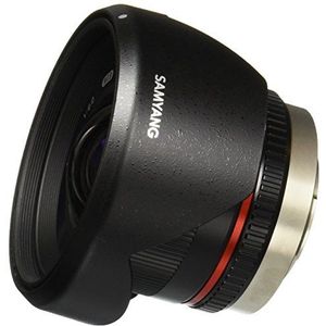 Samyang SY12M-MFT-BK Ultra Wide vaste lens voor Olympus/Panasonic Micro 4/3 camera's (12mm) zwart