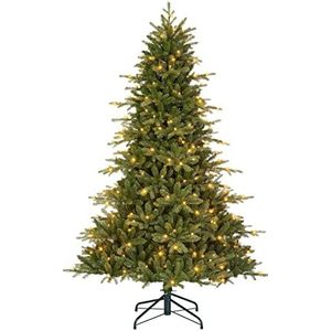 Black Box Trees Boyle Kunstkerstboom met LED-verlichting - H230 x Ø147cm - groen