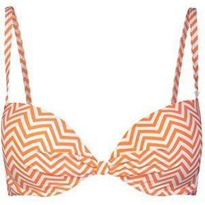 Short Stories W/W Push-up bikinitop voor dames, oranje (Coral Bay 38063)