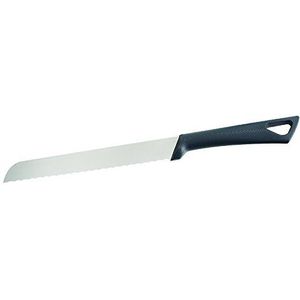Fackelmann 41757 Nirosta Style broodmes, roestvrij staal/PP, zwart/zilver, 35 x 7,5 x 2,2 cm