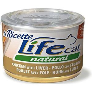 Life Cat 102381 Receptendoos met kip, lever en wortelen, 150 g