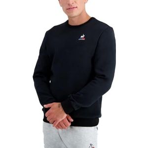 Le Coq Sportif Uniseks sweatshirt, zwart.