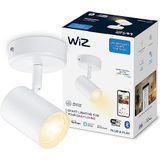 WiZ Imageo 1 x 5 W dimbare plafondlamp wit warm wit tot koud wit 1 x 5 W intelligente bediening via app/spraakbesturing via WLAN wit