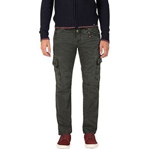 Timezone Regular bentz broek voor heren, groen (tank green 4046)