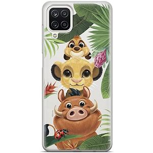 ERT GROUP Samsung A12 / M12 / F12 / Origineel en officieel gelicentieerd Disney The Lion King 003 hoesje past perfect bij de vorm van de telefoon, gedeeltelijk transparant