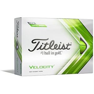 TITLEIST Velocity Golfballen, mat, groen, eenheidsmaat