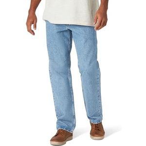 Wrangler Authentics Big & Tall Classic Relaxed Fit Heren Jeans, Het bleken van stenen