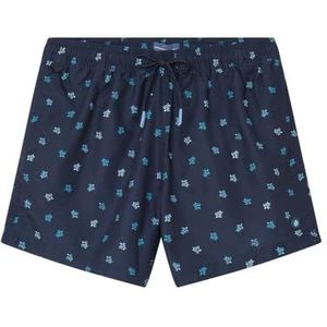 Springfield Bañador Estampado Tortugas Zwembroek voor heren, 1 stuk, Marine.