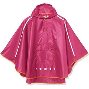 Playshoes Regenponcho faltbar regenjas, bessen 40, XL, uniseks, kinderen, Paars.