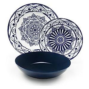 Excelsa Tafelservies Boheme Blue 18-delig