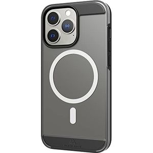 Black Rock - compatibel met Apple iPhone 12/12 Pro I Mag Air Protection, Magsafe transparante beschermhoes, dun (zwart)