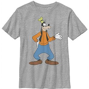 Disney Goofy Pose Boys klederdracht T-shirt Athletic Grey gemêleerd XS, atletisch grijs gemêleerd