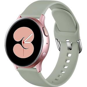Dirrelo Sportarmband compatibel met Samsung Galaxy Watch Active/Active 2 40 mm/44 mm, waterdichte siliconen vervanging voor Galaxy Watch 3 41 mm/Galaxy Watch 42 mm/Garmin 20 mm, voor vrouwen en