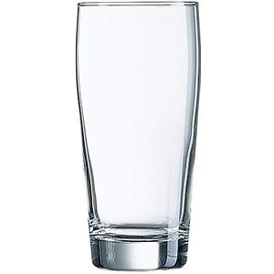 Arcoroc WILLI BECHER bierglazen van glas, 40 cl, 12 stuks