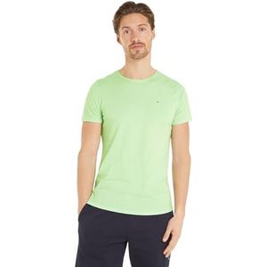 Tommy Jeans Tjm Slim Jaspe Col C T-shirt voor heren (1 stuk), Groen (Opal Green)