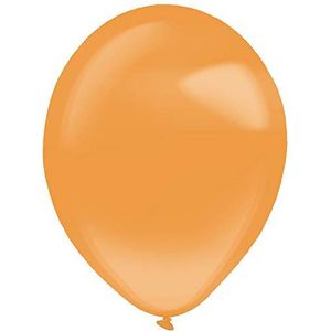 Amscan 9905446 - Decorator Crystal Latex ballonnen, oranje, 35 cm / 14