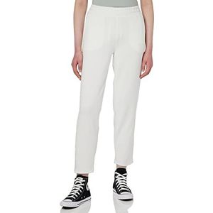 Tommy Hilfiger Tapered interlock viscose broek gebreide broek dames, ECRU