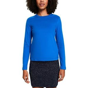 ESPRIT 113ee1k332 T-shirt voor dames, 410/Bright Blue