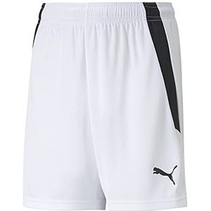 PUMA Teamliga Shorts Jr Casual Shorts Uniseks Kinderen, Puma Wit - PUMA Zwart