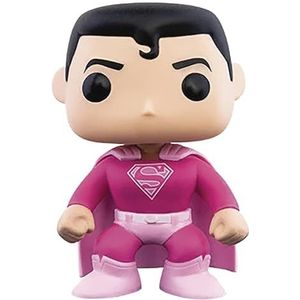 Funko - Pop Heroes: Breast Cancer Awareness-Superman DC Comics verzamelfiguur, 49988, Multicoeur