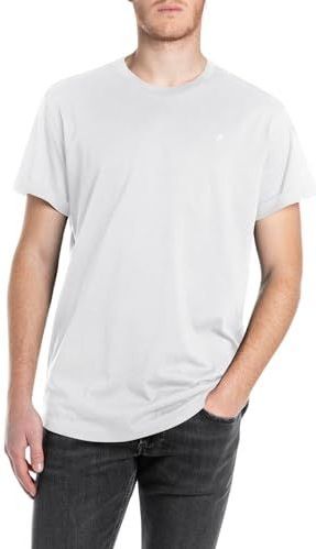 Replay M6854 T-shirt voor heren, Natuurlijk wit (011).