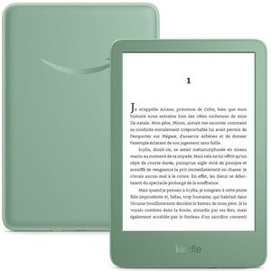 Amazon Kindle (16 GB) - De lichtste en meest compacte Kindle, met een reflectievrij scherm, snellere paginawisseling, verlichting aan de voorkant, en langere levensduur van de batterij - Matcha-groen