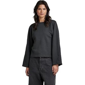 G-STAR RAW Dames sweatjack met verstelbare mouwen, grijs (Cloack D165-5812)